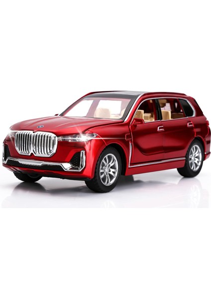 Erkekler Için Sasasc Oyuncak Arabalar Bmw Oyuncak Araba X7 ile Uyumlu Sesli ve Işıklı Döküm Suv Model Araba Oyuncakları Koleksiyonluk 3+ Yaş Çocuklar Için Geri Çekin Metal Araba (K (Yurt Dışından)