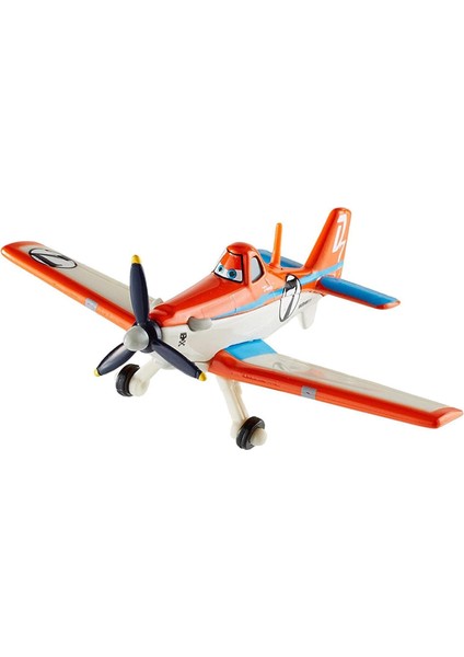 Uçaklar Yangın ve Kurtarma: No.7 Dusty Crophopper 1:55 Metal Döküm Eğitici Oyuncaklar Uçaklar Modeli (Yurt Dışından)