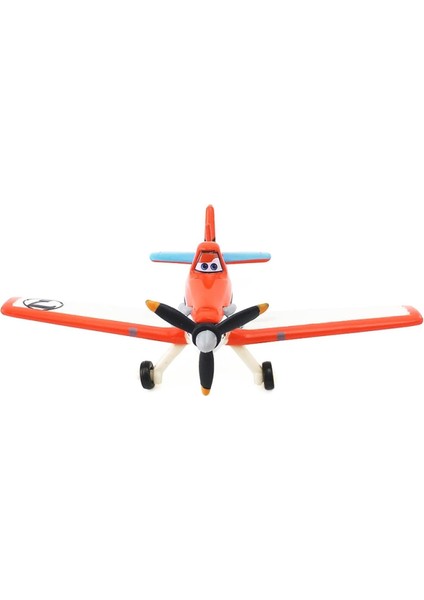 Uçaklar Yangın ve Kurtarma: No.7 Dusty Crophopper 1:55 Metal Döküm Eğitici Oyuncaklar Uçaklar Modeli (Yurt Dışından)
