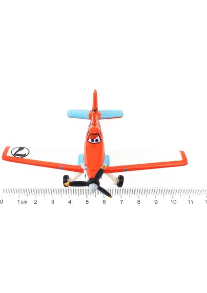 Uçaklar Yangın ve Kurtarma: No.7 Dusty Crophopper 1:55 Metal Döküm Eğitici Oyuncaklar Uçaklar Modeli (Yurt Dışından)