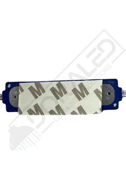 12 Volt Mavi 3 Watt 3 Lü Lensli 3030 Reklamcı Modül 10 Adet