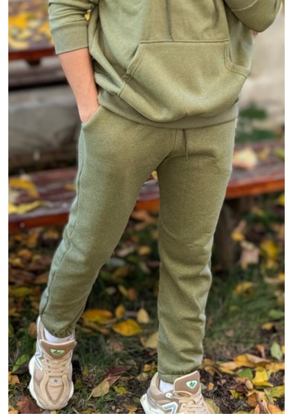 Erkek 3 Iplik Şardonlu Jogger Eşofman Altı