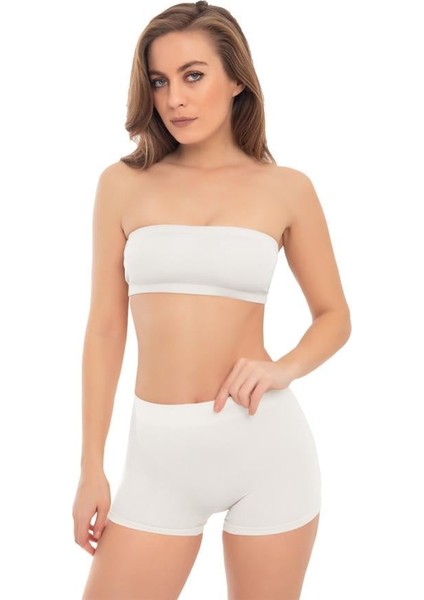 Kadın Beyaz Ultra-Rahat Seamless Boxer fiyatları