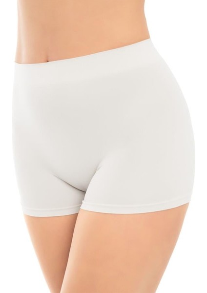 Kadın Beyaz Ultra-Rahat Seamless Boxer modelleri