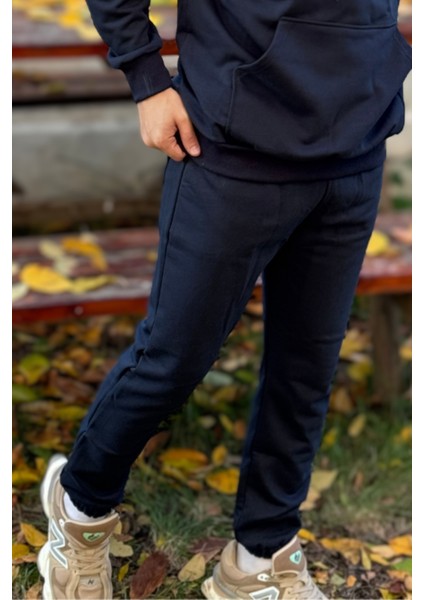 Erkek 3 Iplik Şardonlu Jogger Eşofman Altı