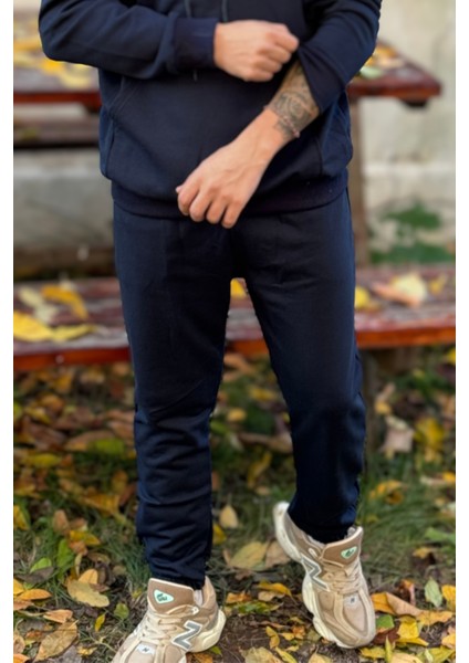 Erkek 3 Iplik Şardonlu Jogger Eşofman Altı