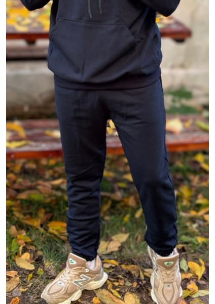Erkek 3 Iplik Şardonlu Jogger Eşofman Altı