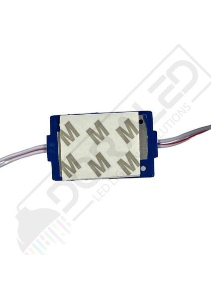 12 Volt Mavi 1,5 Watt Tekli Lensli 3030 Reklamcı Modül IP65 (10 Adet)