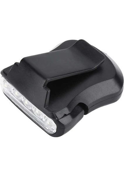 LED Şapka Işık Kapağı 5-Led Far Ayarlanabilir Açı Vizör Klipsli El Feneri Açık Balıkçılık Kamp Için Eller Serbest (Yurt Dışından)