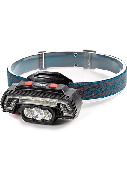 Çok Fonksiyonlu Ayarlanabilir Far, 3'ü 1 Arada Bisiklet Farı ve Tutuculu Kuyruk Lambası, USB Şarj Edilebilir Acil Durum Işığı (Yurt Dışından)