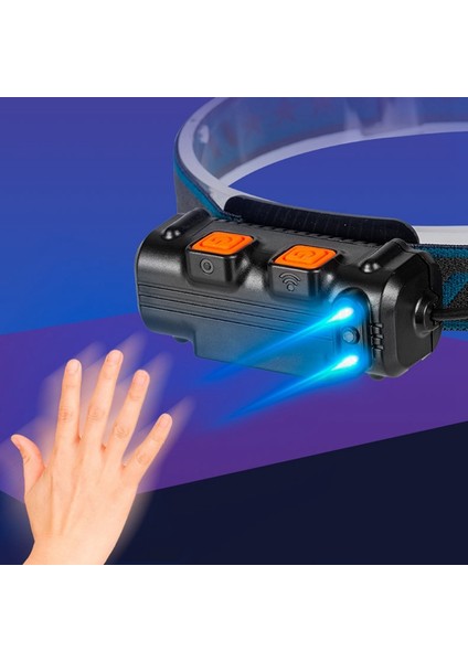 Zoroom Dış Mekan Far Dalgalı Sensör Cob Vurgu Far Uzak ve Yakın Işık Çalışma Balıkçılık Far (Yurt Dışından) fiyatları