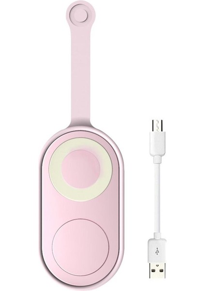 Innerneed Açık Kamp Sırt Çantası Bisiklet Uyarı Işıkları Güvenlik Asılı Lamba Pembe (Yurt Dışından)