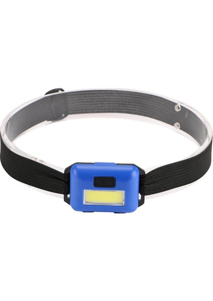 Cob LED Mini Kafa Işık Lambası Far 3 Modu Yağmur Geçirmez Kafa Torch El Feneri Kafa Açık Kamp Balıkçılık Mavi (Yurt Dışından)