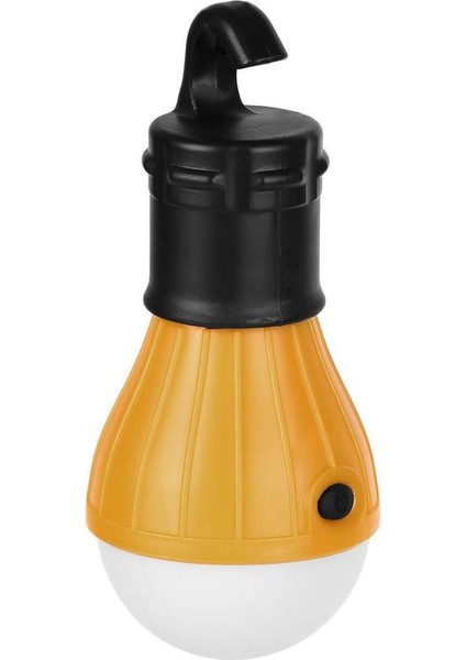 Yumuşak Işık Açık Asılı LED Kamp Çadırı Ampul Balıkçılık Fener Lamba Turuncu (Yurt Dışından)