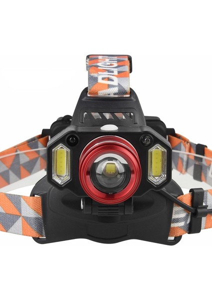 Kafa Lambası Lambası Güçlü Cob / T6 Odaklama Sistemi Başa Monte Şarj Edilebilir El Feneri Ab Tak (Yurt Dışından) fiyatları