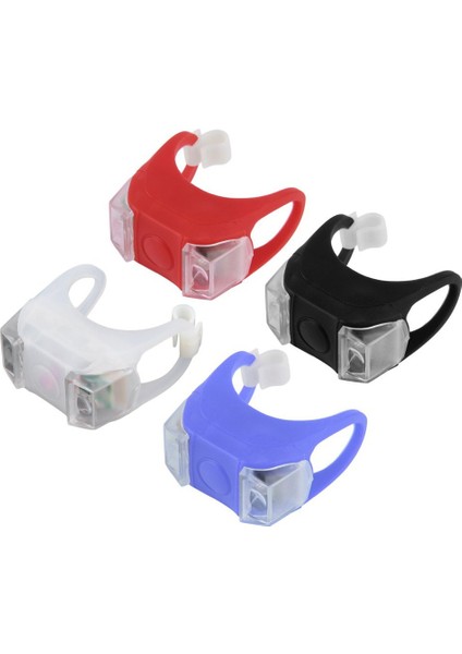 Adet Bisiklet Bisiklet Mtb LED Kurbağa Kafası Ön Lamba Uyarı Arka Flaş Işığı Siyah (Yurt Dışından) fiyatları