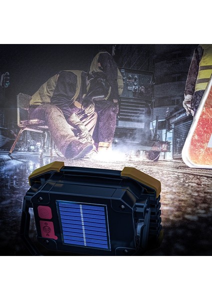 Dış Mekan Için Ful Cob Çalışma Işığı Solar USB Şarj Edilebilir Spot Işığı (Yurt Dışından) fiyatları