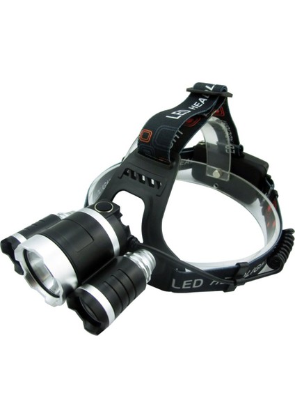 Far Alüminyum Alaşımlı Parlama Şarjlı Far T6 Üç Işık (Yurt Dışından)