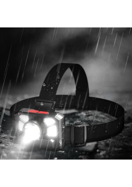 LED Kafaya Monte Far 4 Aydınlatma Modu Açık Kamp Arama Far Taşınabilir Süper Parlak USB Şarj Edilebilir (Yurt Dışından) fiyatları