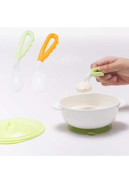 1 Adet Bebek Kavisli Kaşık Bebek Yeme Eğitim Kaşık Pp Yürümeye Başlayan Dirsek Kaşık Aracı Çocuk Bebek Öğrenme Yemek Kaşık (Yurt Dışından) fırsatları