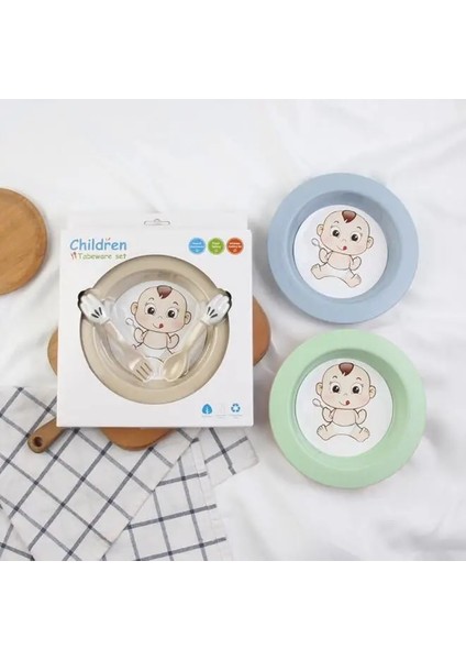 3 Adet/takım Bebek Sofra Seti Çocuk Bebek Besleme Kasesi Plaka Aperatif Yemekleri Kaşık Çocuk Yemek Takımı Çocuk Gıda Kabı (Yurt Dışından) fırsatları