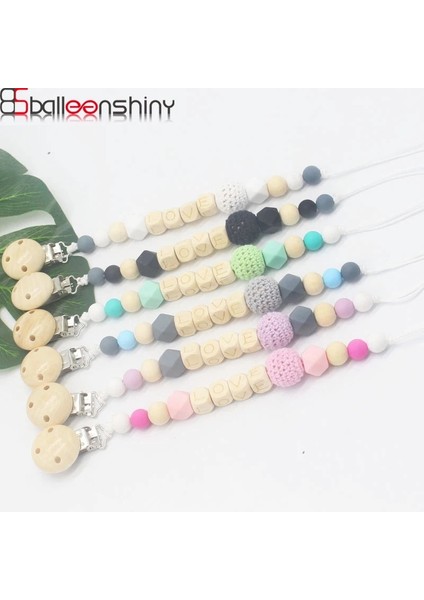 Balleenshiny Güvenli Bebek Silikon Emzik Zincirleri Bebek Diş Kaşıyıcı Çevre Dostu Emzik Klipsi Tutucu Zincir Bebek Hediyeleri (Yurt Dışından) modelleri
