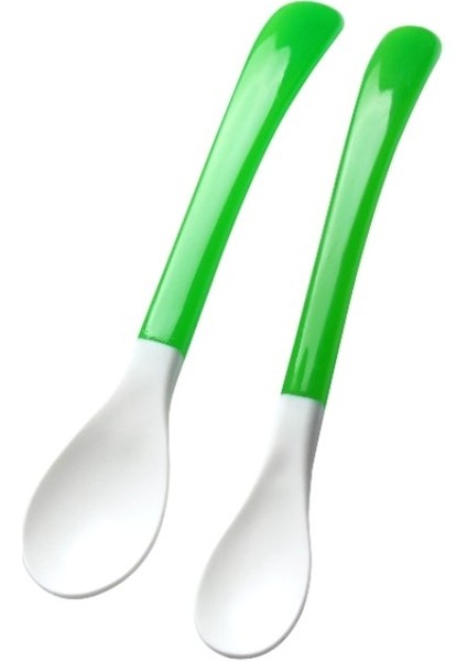 Güvenlik Çocuk Yemek Takımı Silikon Kaşık Bebek Besleme Kaşıkları Yürümeye Başlayan Sofra Takımı Erkek Sıcaklık Algılama Kaşık Gıda Eşyaları (Yurt Dışından)