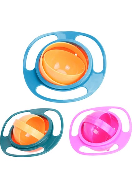 Yaratıcı Bebek Besleme Öğrenme Gyro Kase Yardımcı Yürümeye Başlayan Bebek Maması Yemek Takımı Çocuklar Için Yeme Eğitimi Bebek Aksesuarları (Yurt Dışından) fırsatları