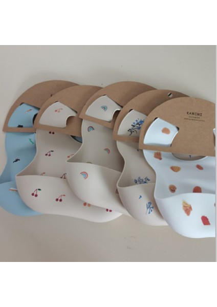 Baskı Çocuk Önlükleri Su Geçirmez Yumuşak Silikon Besleme Malzemesi Sevimli Desen Çocuklar Kız (Yurt Dışından) fırsatları