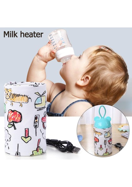 【secoupdate】 USB Süt Su Isıtıcı Seyahat Arabası Bebek Bebek Besleme Süt Şişesi Isıtıcı Bebek Nursi (Yurt Dışından) indirimleri