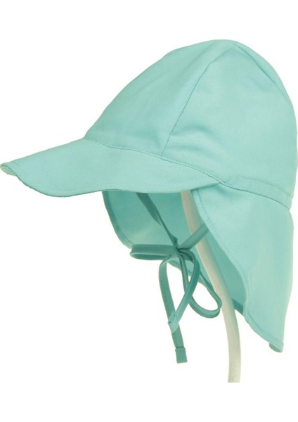 Açık Çocuklar Bebek Boyun Kulak Koruyucu Geniş Kenarlı Anti-Uv Güneş Koruma Flap Cap Şapka (Yurt Dışından)