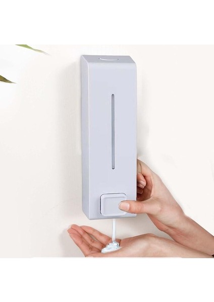 WHITE-600ML Manuel Sıvı Sabunluk Duvara Monte Banyo El Mutfağı (Yurt Dışından)