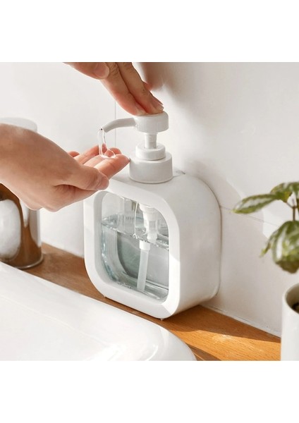 300 Ml-Şeffaf Dağıtıcı Şişe Basit Kare Şeffaf Itme Tipi Losyon Boş Şişe Seyahat Taşınabilir El Sıvı Sabunluk (Yurt Dışından) fiyatları