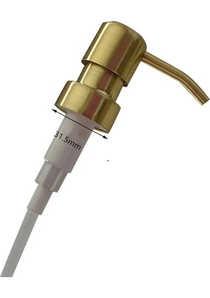 Rose Gold-1pc 304 Paslanmaz Çelik Pompa Memesi Mutfak Lavabo Sıvı Sabunluk Siyah/altın/gül Altın (Yurt Dışından) fırsatları