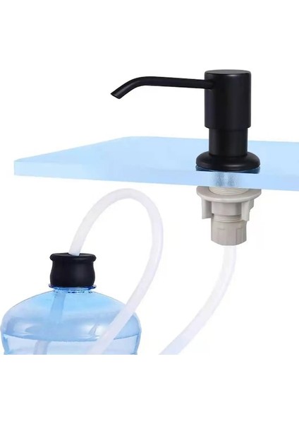 Gümüş BB-304 Paslanmaz Çelik Lavabo Sabunluk Pompa Kafası Uzatma Silikon Tüp Banyo El Yıkama Temizleme Sabunluk (Yurt Dışından) modelleri