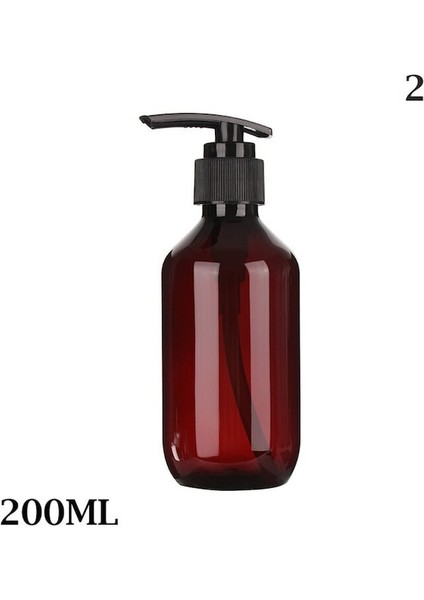 200ML-100/150/200/300/400/500ML Sıvı Şişe Şampuan Losyonu Duş Jeli Şişesi Doldurulabilir Losyon Sıvı Saklama Kabı (Yurt Dışından)