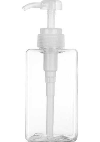 ŞEFFAF-250ML--650ML Kare Şeffaf Şişe Sıvı Sabun Şanti Köpük Noktaları Şişeleme Şampuan Losyon Duş Jeli Pompası Bottlesnding (Yurt Dışından)