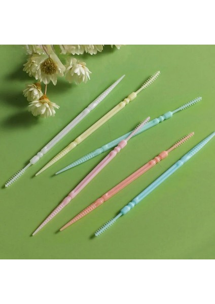 Beyaz Stil Plastik Kürdan, Şeffaf Tutucular ile Diş Arası Bruks Güvenli Sağlam Diş Sopa Çift Kafa Diş Temizleme Aracı (Yurt Dışından) fırsatları