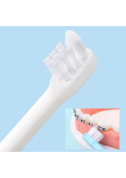Bl Tarzı Whiteblue Ağız Bakımı Diş Arası Ipi Kavrama Fırçası Ortodontik Diş Fırçası Dişler Arasında Temiz Mini Temizleme Taşınabilir (Yurt Dışından)