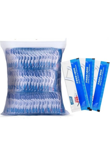300 Adet Tarzı Ayrı Ayrı Paketlenmiş Diş Ipi Diş Ipi Klinker Kürdan 300 Ayrı Ayrı Paketlenmiş Diş Ipi Çubuğu Kullanışlı (Yurt Dışından)