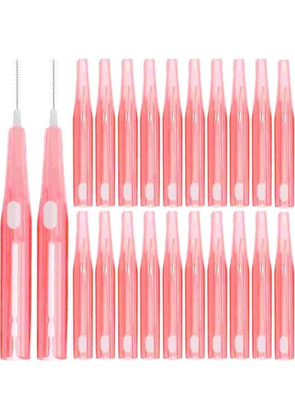 Pembe Tarzı Kürdan Fırçası Diş Ipi Tek Kullanımlık Flosser Temizleyici (Yurt Dışından)