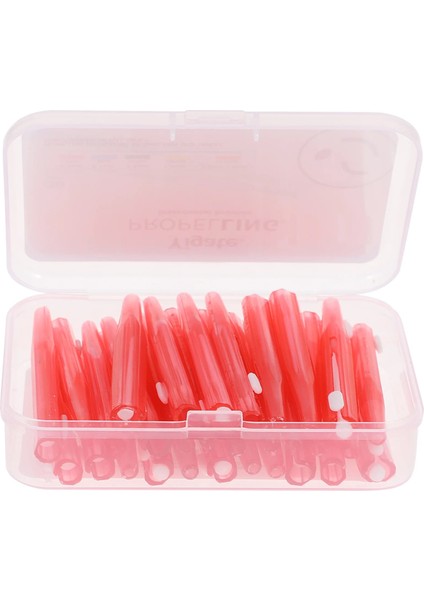 Pembe Tarzı Kürdan Fırçası Diş Ipi Tek Kullanımlık Flosser Temizleyici (Yurt Dışından)