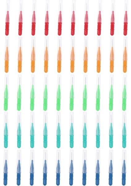 Beyaz Stil Pcsbox Kürdan Diş Arayüz Fırçası Diş Aralarını Temizleme Ağız Bakımı Ortodonti I Şekli Diş Ipi (Yurt Dışından)