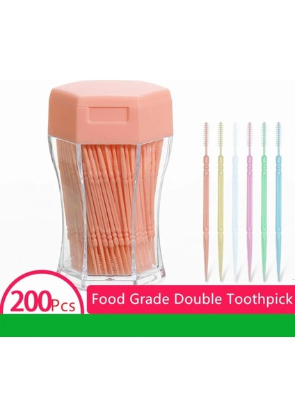 Turuncu Tarzı K Diş Arası Fırça Çift Kafalı Diş Temizleme Kürdan Ağız Bakımı Aracı Için Fırçalanmış 6.2 cm Tandenstokers Diş Ipi (Yurt Dışından) indirimleri