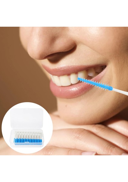 Mavi Stil Diş Ipi Diş Fırçaları Diş Arası Dişlik Sakız Kürdan Deterjan Çift Uçlu (Yurt Dışından)