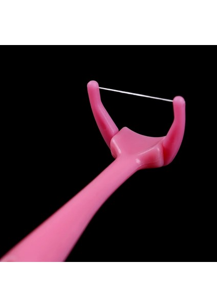 Kırmızı Stil 1 Tutucu ve Diş Kürdan Pensesinde Oral Derin Temiz Diş Konu Flok Floks Inter-Diş Fırçası Diş Sopa (Yurt Dışından) fırsatları