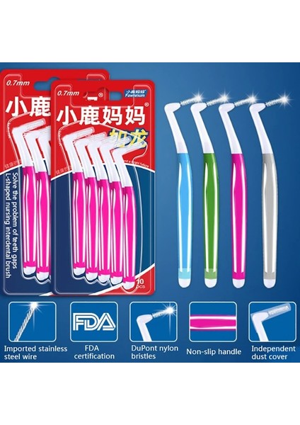 Bl-1.2mm Tarzı Diş Ipi Ağız Hijyeni Diş Ipi Yumuşak Interdental Fırça Diş Temizleme Ağız Bakımı Aracı Erkekler Kadınlar Için (Yurt Dışından) fiyatları