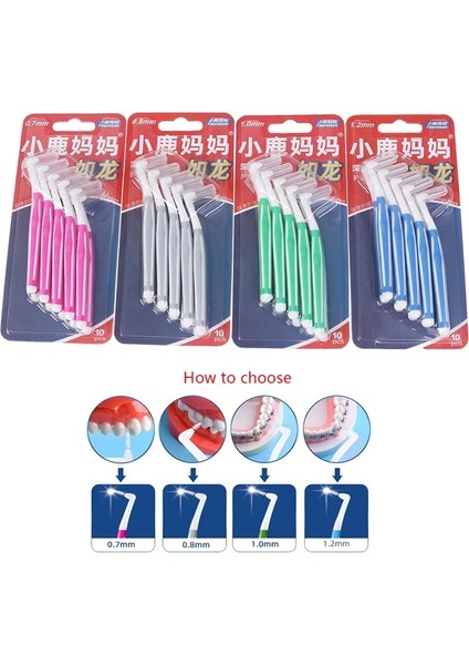 Bl-1.2mm Tarzı Diş Ipi Ağız Hijyeni Diş Ipi Yumuşak Interdental Fırça Diş Temizleme Ağız Bakımı Aracı Erkekler Kadınlar Için (Yurt Dışından) indirimleri