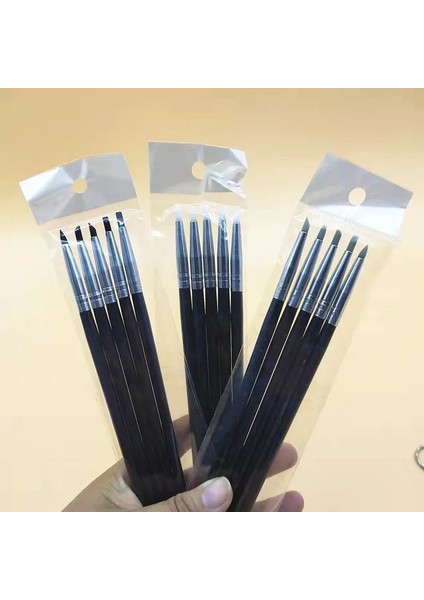 Gri-5mm Tarzı 1 Adet Diş Porselen Fırça Kalem Diş Sır Fırça Kalem Seramik Fırça Kalem Diş Tean Araçları Diş Hekimliği Laboratuvarı Malzemeleri (Yurt Dışından)
