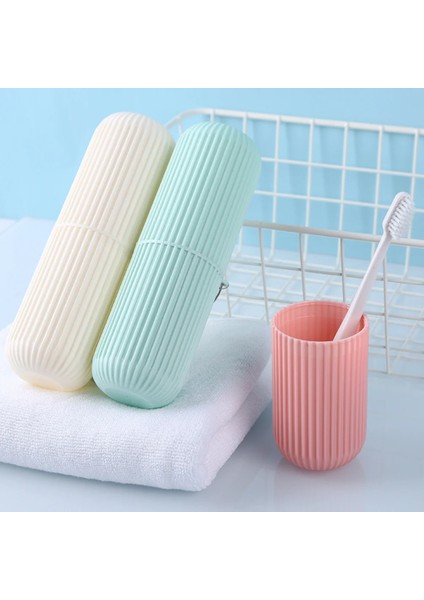 Pembe Tarzı Taşınabilir Diş Fırçası Saklama Kutusu Diş Macunu Tutucu Kutusu Organizatör Ev Saklama Kabı Açık Seyahat Için Banyo Aksesuarları (Yurt Dışından) fiyatları